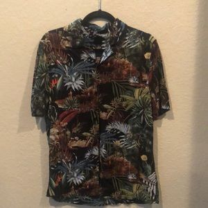 H&M floral casual button down